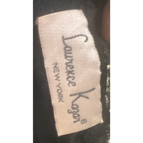 Vintage Silk Laurence Kazar Silk Art Deco Goddess Energy Beaded Party Dress - Picture 16 of 16